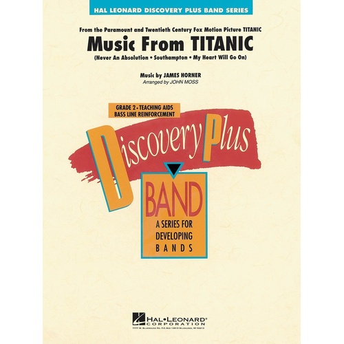 Music From Titanic Discovery Plus Concert Band 2 (Music Score/Parts)