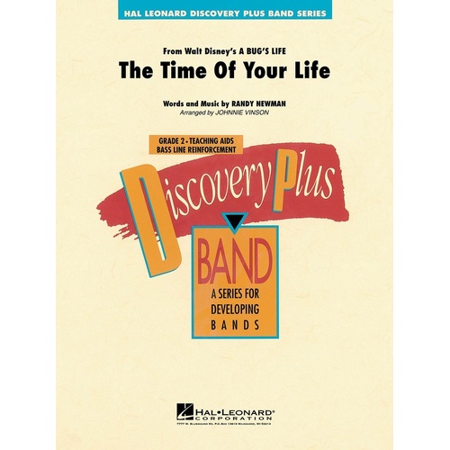 Time Of Your Life From Bugs Life Discovery Plus Concert Band 2 (Music Score/Parts)