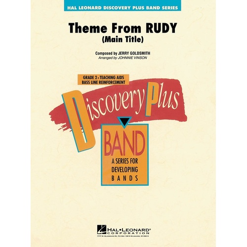 Rudy Main Title Discovery Plus Concert Band 2 (Music Score/Parts)