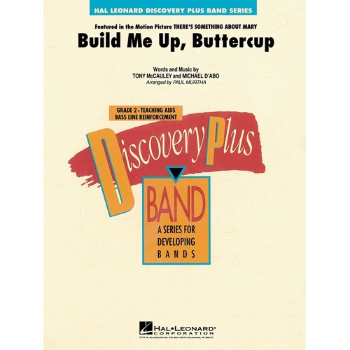 Build Me Up Buttercup Discovery Plus Concert Band 2 (Music Score/Parts)