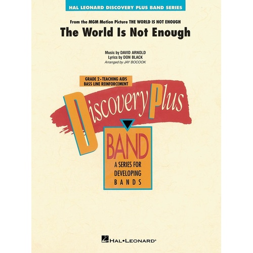 World Is Not Enough Discovery Plus Concert Band 2 (Music Score/Parts)