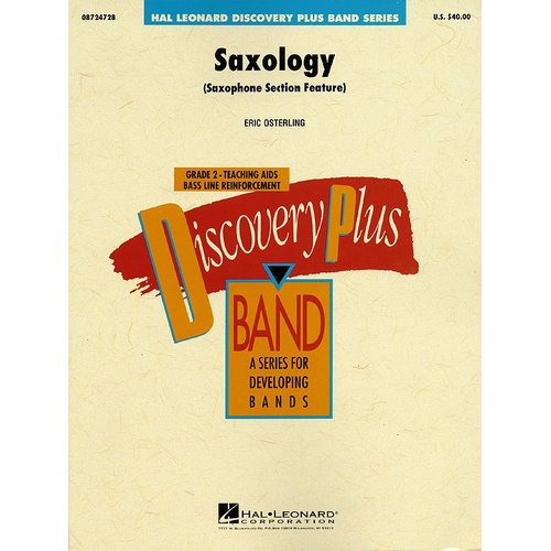 Saxology Discovery Plus Concert Band 2 (Music Score/Parts)