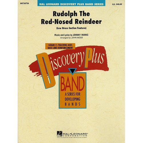 Rudolph The Red Nosed Reindeer Discovery Plus Concert Band 2 (Music Score/Parts)
