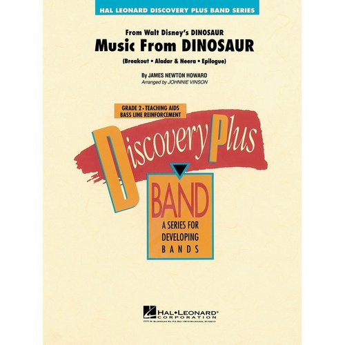 Dinosaur Music From Discovery Plus Concert Band 2 (Music Score/Parts)