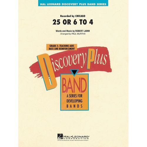 25 Or 6 To 4 Discovery Plus Concert Band 2 (Music Score/Parts)