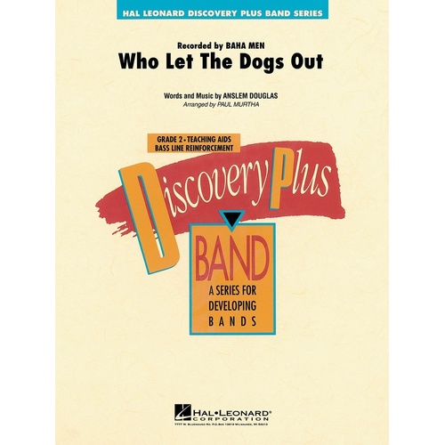 Who Let The Dogs Out Concert Band 2 Score/Parts (Pod) (Music Score/Parts)