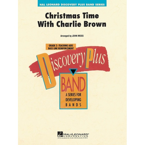 Christmas Time With Charlie Brown Discovery Plus Concert Band 2 (Music Score/Parts)