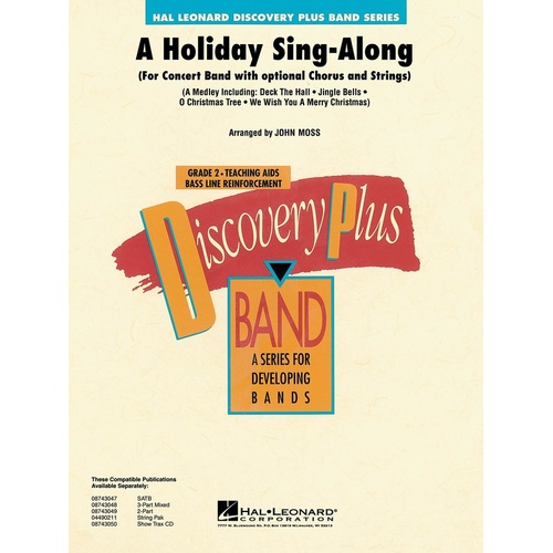Holiday Sing Along Discovery Plus Concert Band 2 Opt Choral (Music Score/Parts)
