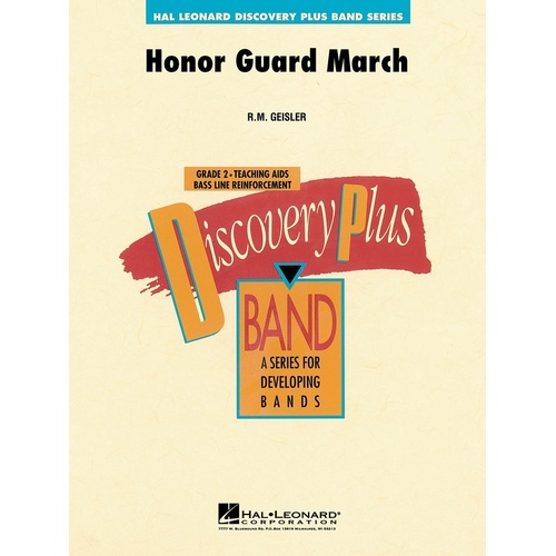 Honor Guard March Discovery Plus Concert Band 2 (Music Score/Parts)