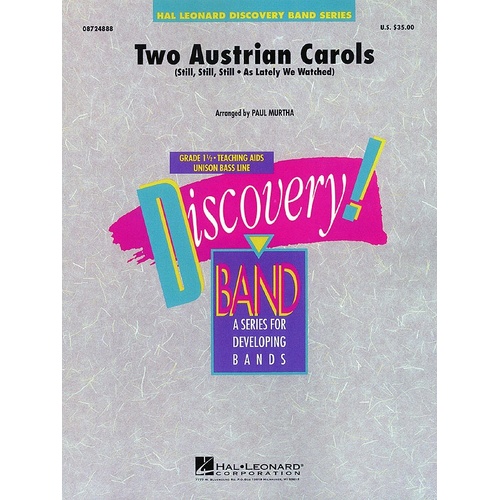 Two Austrian Carols Discovery Concert Band 1.5 (Music Score/Parts)