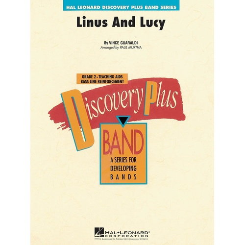 Linus And Lucy Discovery Plus Concert Band 2 (Music Score/Parts)