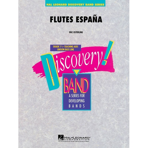 Flutes Espana Discovery Concert Band 1 (Pod) (Music Score/Parts)