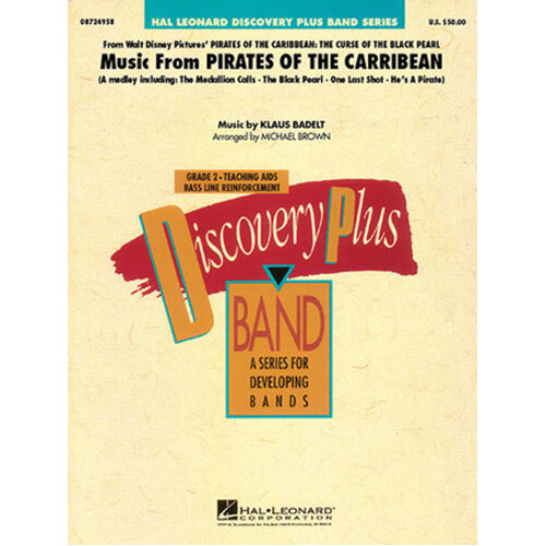 Pirates Of The Caribbean Discovery Plus Concert Band 2 