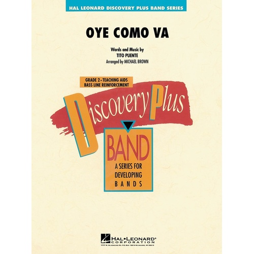Oye Como Va Discovery Plus Concert Band 2 (Music Score/Parts)