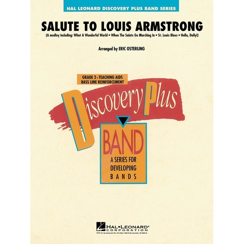 Salute To Louis Armstrong Discovery Plus Concert Band 2 (Music Score/Parts)