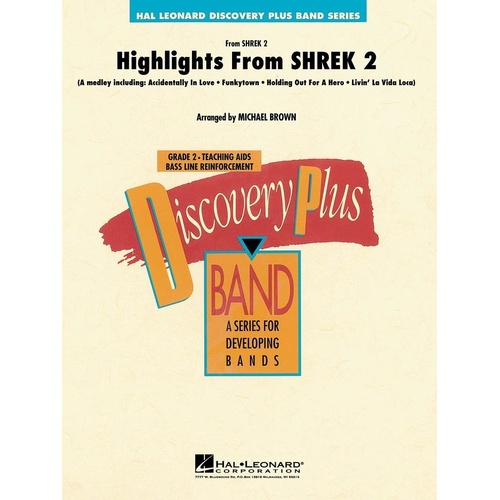Highlights from Shrek 2 - Discovery Plus Concert Band - Grade 2 - Hal Leonard