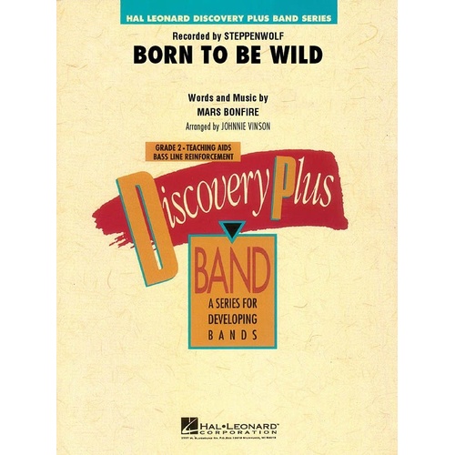Born to Be Wild for Concert Band CB2 SC/PTS