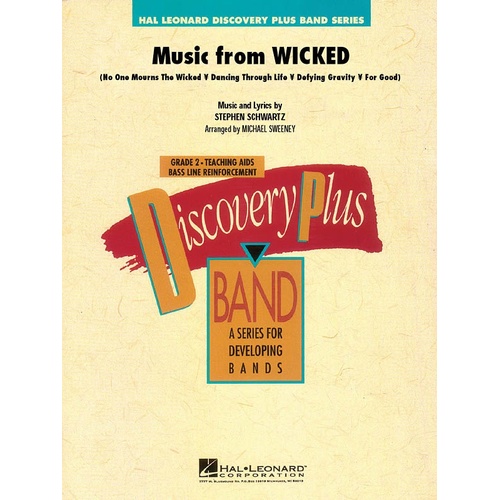 Music From Wicked Discovery Plus Concert Band 2 (Music Score/Parts)