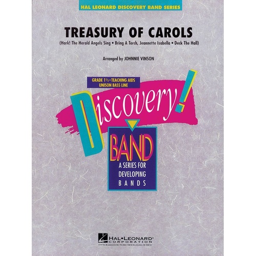 Treasury Of Carols  Discovery Plus Concert Band 1 (Music Score/Parts)
