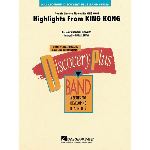 Highlights From King Kong Discovery Plus Concert Band 2 (Music Score/Parts)