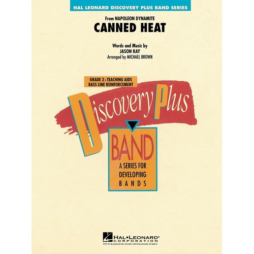 Canned Heat Discovery Plus Concert Band 2 (Napoleon Dynamite) (Music Score/Parts)