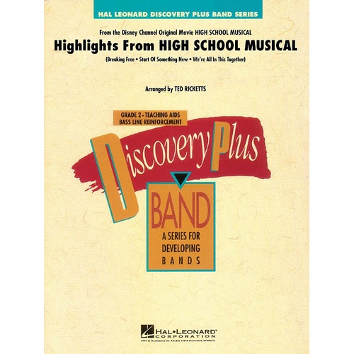 Highlights High School Musical Concert Band 2 (Pod) (Music Score/Parts)