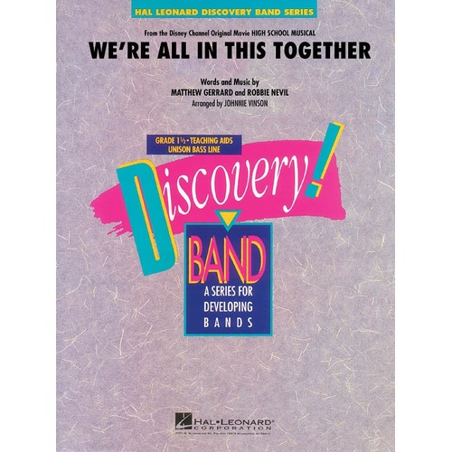 Were All In This Together Discovery Concert Band 1.5 (Music Score/Parts)