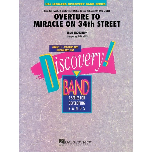 Overture From Miracle On 34th St Discovery Concert Band 1.5 (Music Score/Parts)