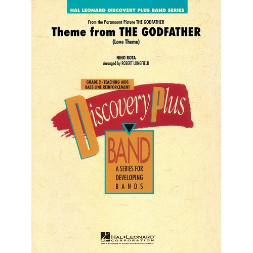 Theme From The Godfather Discovery Plus Concert Band 2 (Music Score/Parts)