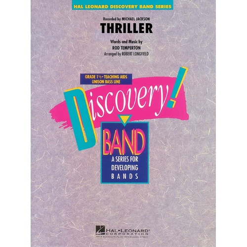 Thriller Discovery Concert Band 1.5 (Music Score/Parts)