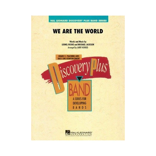 We Are the World for Young Bands - Hal Leonard