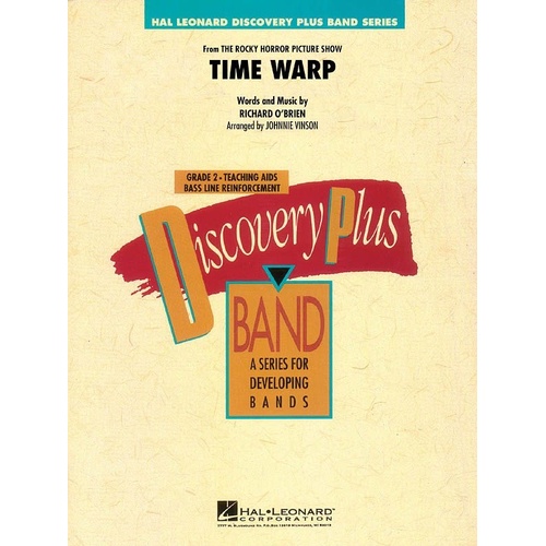 Time Warp for Young Bands - Hal Leonard Discovery Plus Concert Band Arrangement