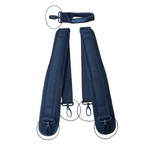 Security Straps for HQ Polycarbonate Cello Case - Pair