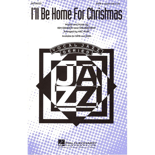 Ill Be Home For Christmas SATB A Capp (Octavo)