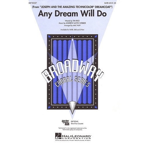 Any Dream Will Do SAB Arr Huff (Octavo)