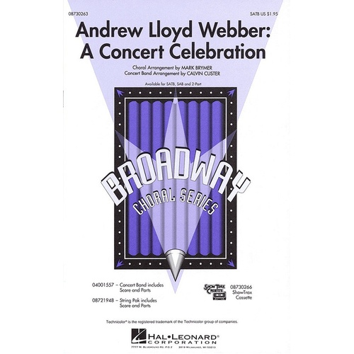 Andrew Lloyd Webber Concert Celebration SATB (Octavo)