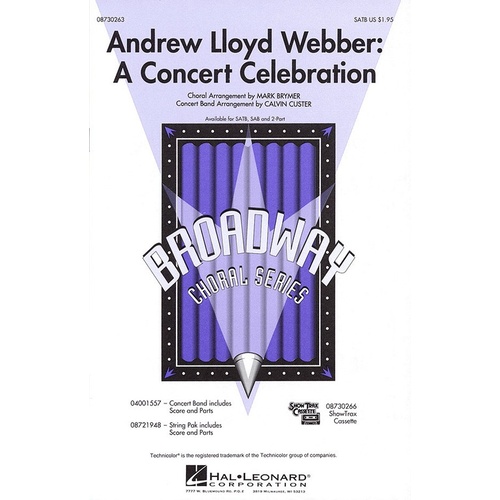 Andrew Lloyd Webber Concert Celebration SAB (Octavo)