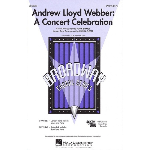 Andrew Lloyd Webber Concert Celebration CD (CD Only)
