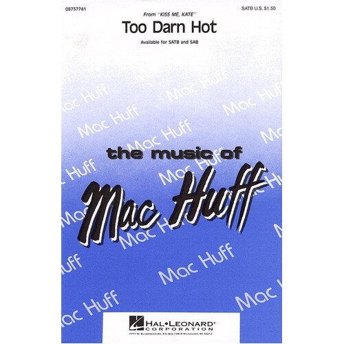 Too Darn Hot SATB (Octavo)