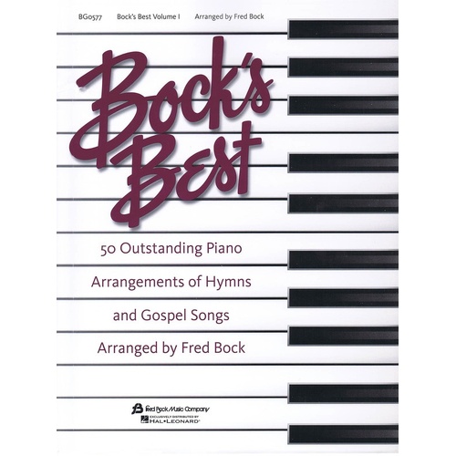 Bocks Best Volume 1 Piano Solos (Softcover Book)
