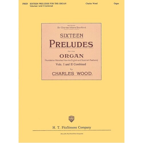 Sixteen Preludes For The Organ (Softcover Book)