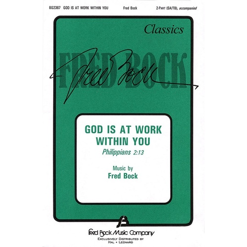 God Is At Work Within You SA/TB 2Pt (Octavo)