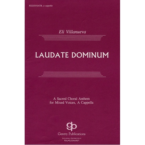 Laudate Dominum Villanueva SATB A Capp (Octavo)