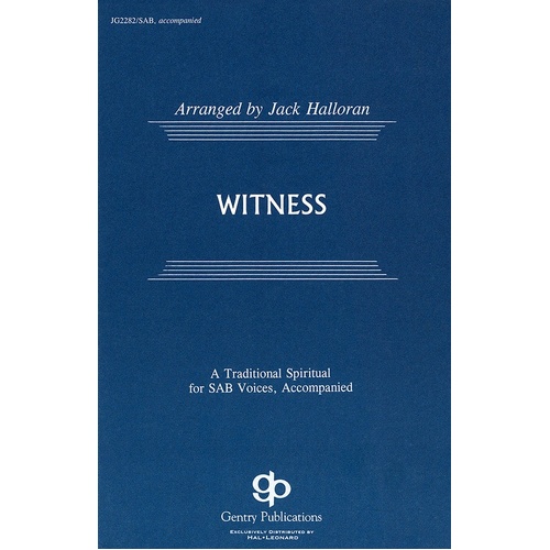 Witness SAB (Octavo)