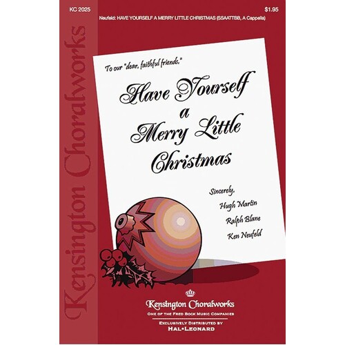 Have Yourself A Merry Little Christmas SATB Acap (Octavo)