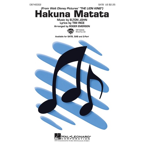 Hakuna Matata SATB (Octavo)