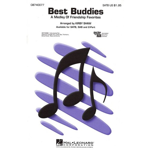 Best Buddies Medley SATB Arr Shaw
