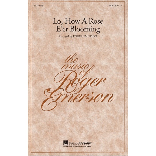 Lo How A Rose E Er Blooming Tbb (Octavo)