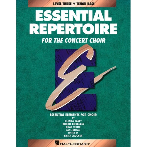 Essential Repertoire Concert Choir Ten Bass/St 