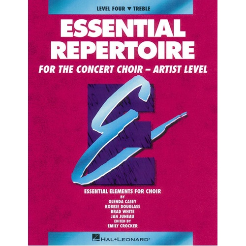 Essential Repertoire Concert Choir Treb/Tchr 